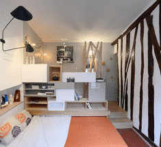 Квартира размером с гостиную: 12 квадратных метров в Париже 