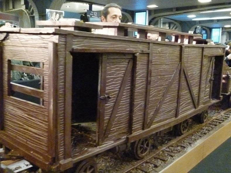 34-метровый шоколадный поезд