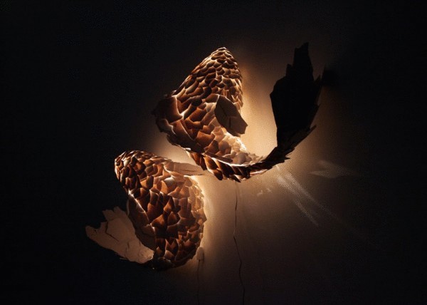 Fish Lamps – коллекция светильников из осколков пластика от Frank Gehry
