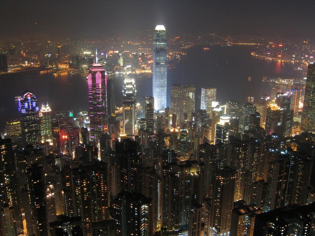 Световое загрязнение Гонконга – одно из худших в мире
