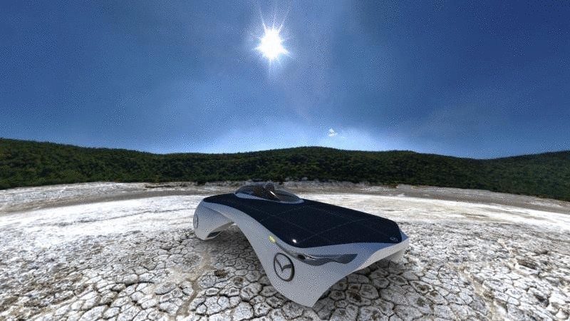 Mazda представила солнечный автомобиль будущего
