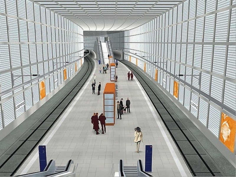 В Германии появилась «серебряная» станция метро 