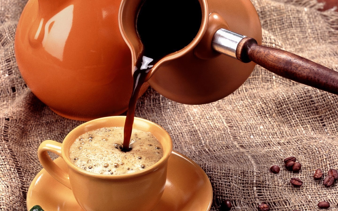 Вкусный кофе в турке