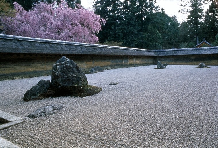 Сад 15 камней храма Рёандзи