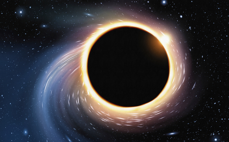Что будет , если чёрная дыра встретится с чёрной дырой из антивещества