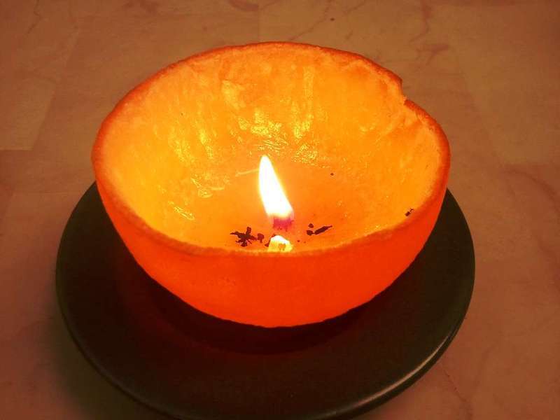 Как сделать свечку без воска