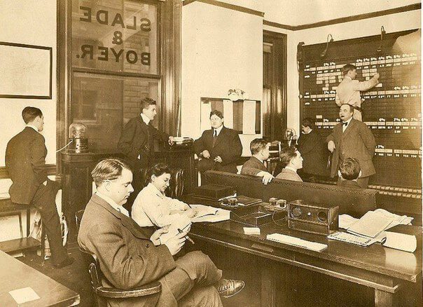 Как выглядели офисы сто лет назад 