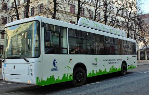 В Подмосковье запустили первый в России электробус 