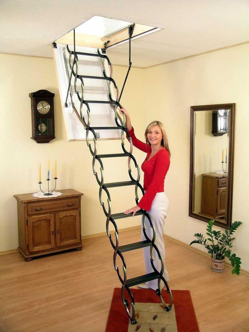 Как сделать чердачную лестницу своими руками