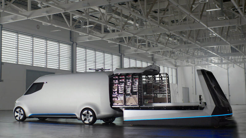 «Мерседес» разработал коммерческий фургон будущего