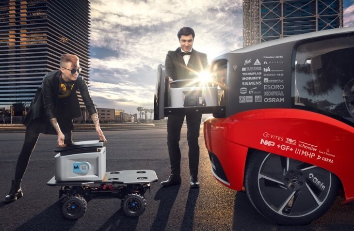 Rinspeed Oasis: автономный электромобиль для каршеринга 