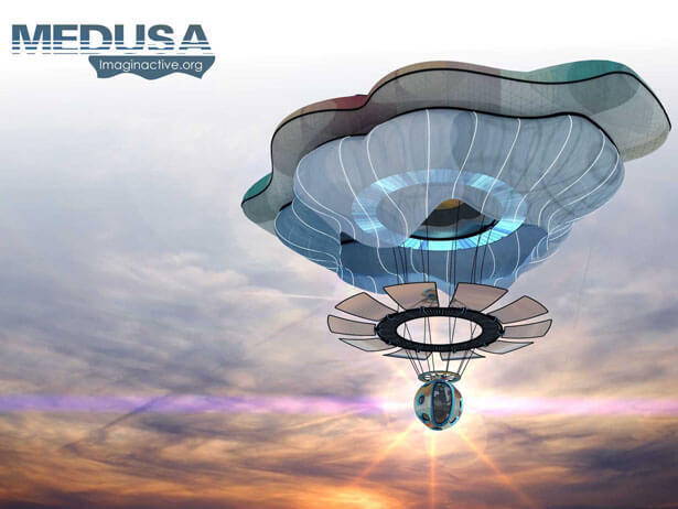 Futuristic Medusa LTA: концепт летательного аппарата