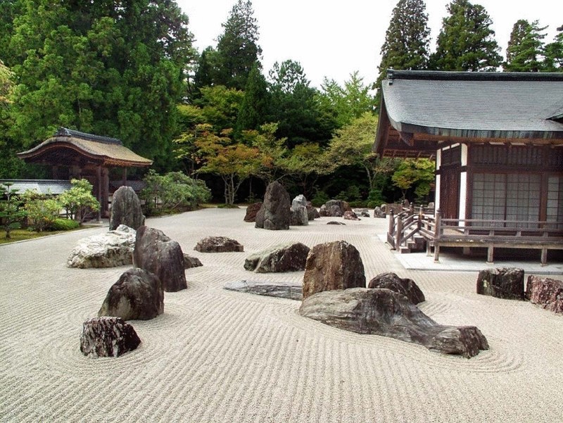 Фоторепортаж японские сады камней
