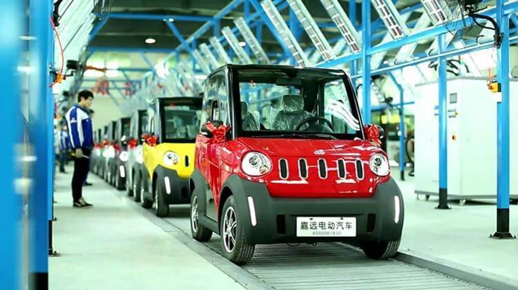 Низкоскоростные электромобили захватывают рынок Китая