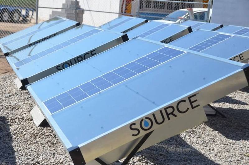 SOURCE: солнечное устройство, производящее питьевую воду
