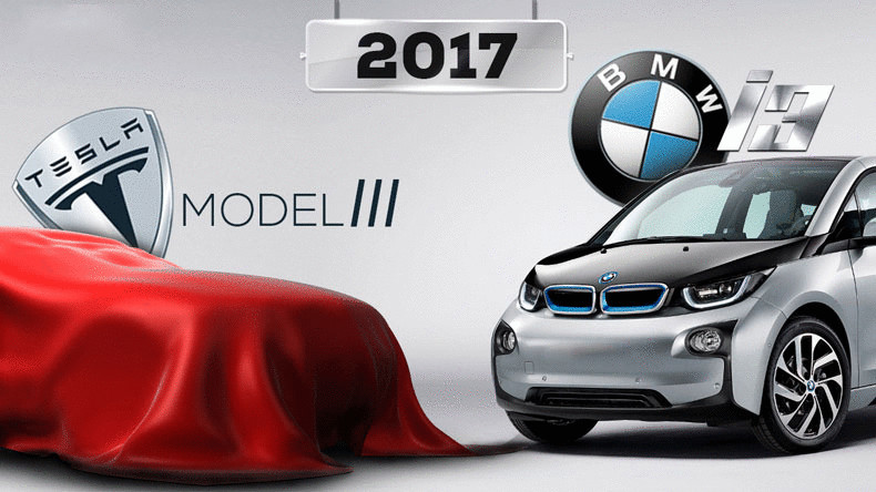  Tesla Model III конкурент для автомобилей  BMW 3