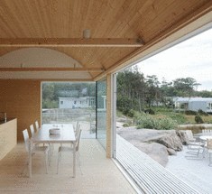 Мини-экокоттеджи на побережье Швеции