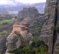 Фоторепортаж6 православных монастырей Метеоры в Греции