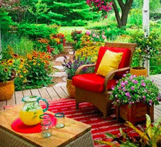 6 декоративных элементов для патио в вашем саду