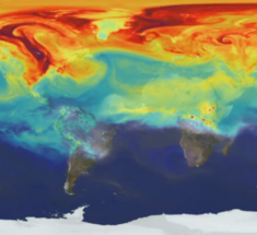 Как углекислый газ распространяется в атмосфере Земли (видео)