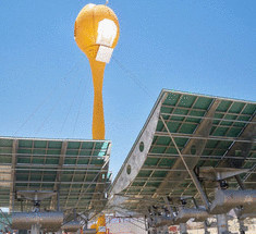 Солнечная электростанция, работающая днем и ночью