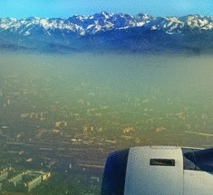 Вечный смог в воздухе Алма-Аты