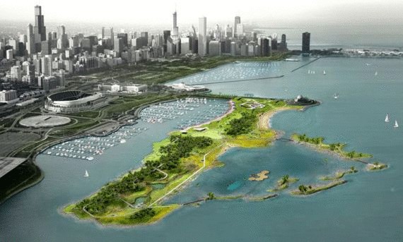 Озелененный «Парк Тысячелетия» в Чикаго