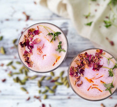 Аюрведический напиток «Розовая луна» для стимуляции центральной нервной системы