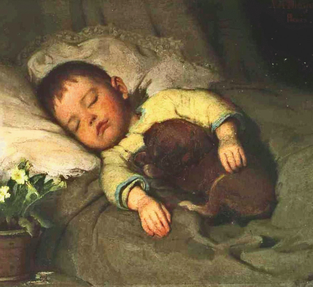 Мертвый ребенок в диване