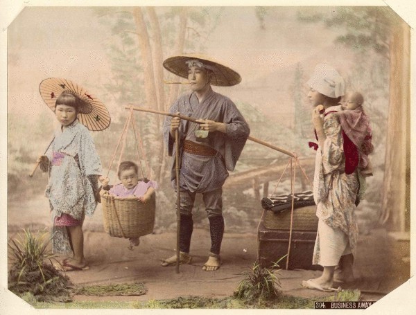 Фотографии  Японии в цвете  возрастом 100 лет