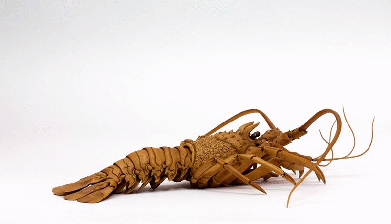  Невероятно реалистичный Lobster из самшита от  Ryousuke Ohtake 