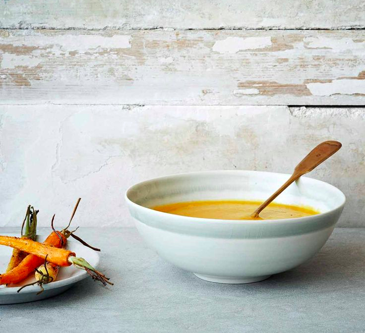 Морковный крем суп едим дома