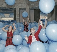 Комната из воздушных шаров