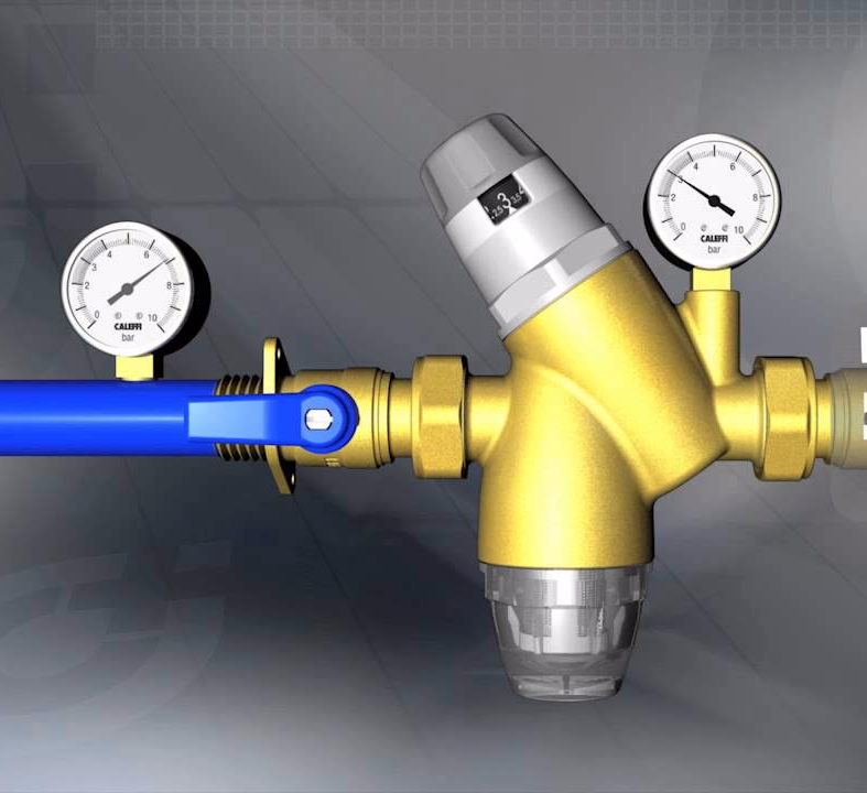 Редуктор для стабильного давления в водопроводе