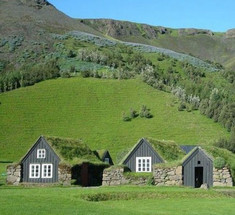 Исландские торфяные дома