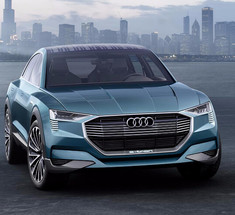 Audi привезет в Шанхай электрокар со светящимся логотипом