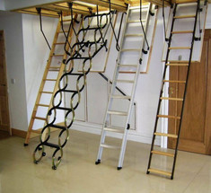 Лестница на чердак: конструкции и варианты