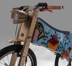 Big Buddy Bike — деревянный электровелосипед с авто-балансировкой