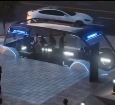 Маск представил концепт скоростного подземного электробуса