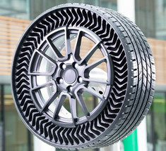 Безвоздушные шины Michelin для легковых автомобилей впервые демонстрируются на публике