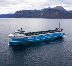 Первое в мире электрическое автономное грузовое судно выходит на воду