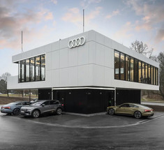 Audi тестирует городской зарядный центр для электромобилей с комнатой отдыха для клиентов