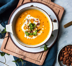 Рецепт пикантного постного супа из тыквы