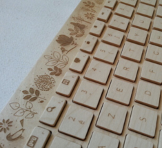 Деревянная клавиатура Oree 