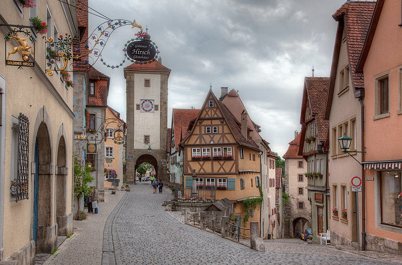 Сказочный городок в Германии