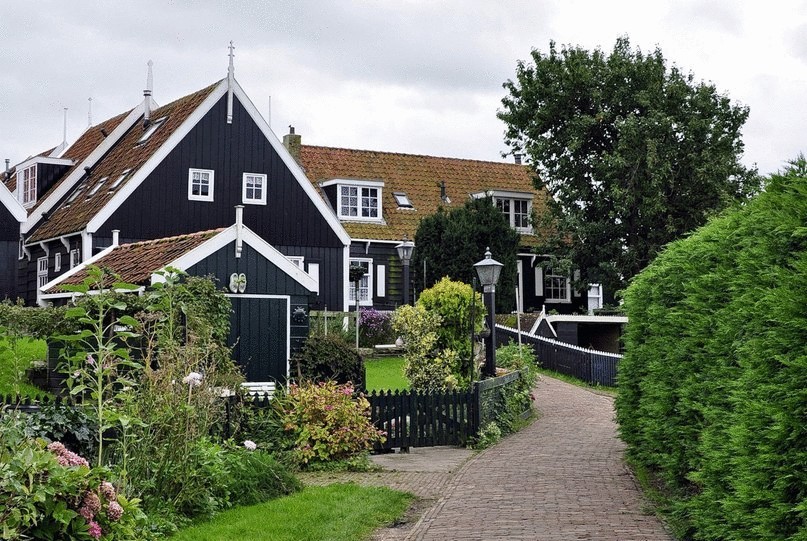 Деревня Маркен, Голландия