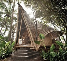 Зелёный туризм на Бали: Green Village – всё из бамбука 