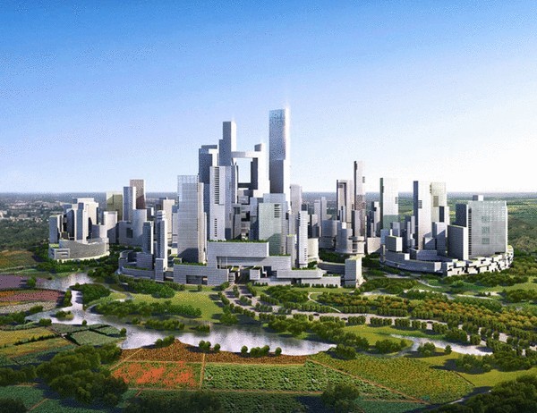 Самодостаточный «зеленый» город в Китае 
