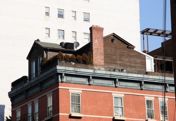 Необычные дома на нью-йоркских крышах