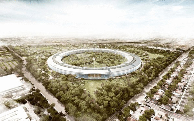 Apple построит новый офис в виде НЛО
